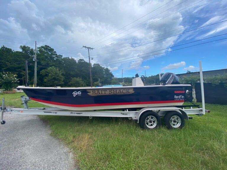 Specialized marine wrap applied for improved design and exterior surface refinement
