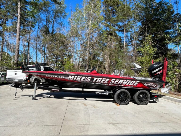 Marine wrap transformation delivering bold appearance and clean exterior lines