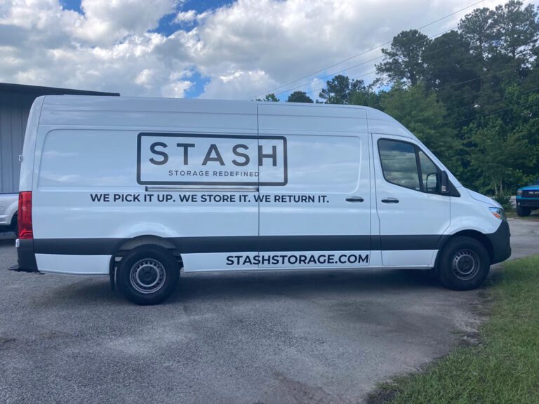 Precision lettering graphics installed for clean readable branded message