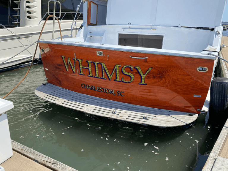 Showcasing Bold Boat Wrap Graphics