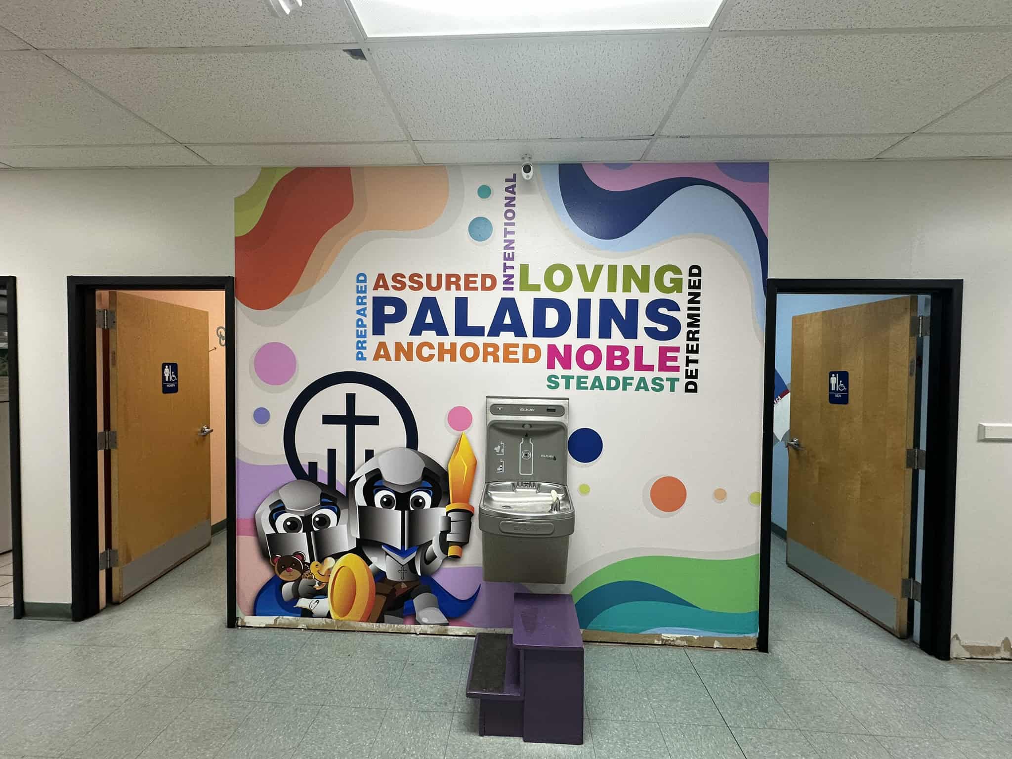 Custom Paladin-themed vehicle wrap with vibrant colors at Wrapstar Charleston.
