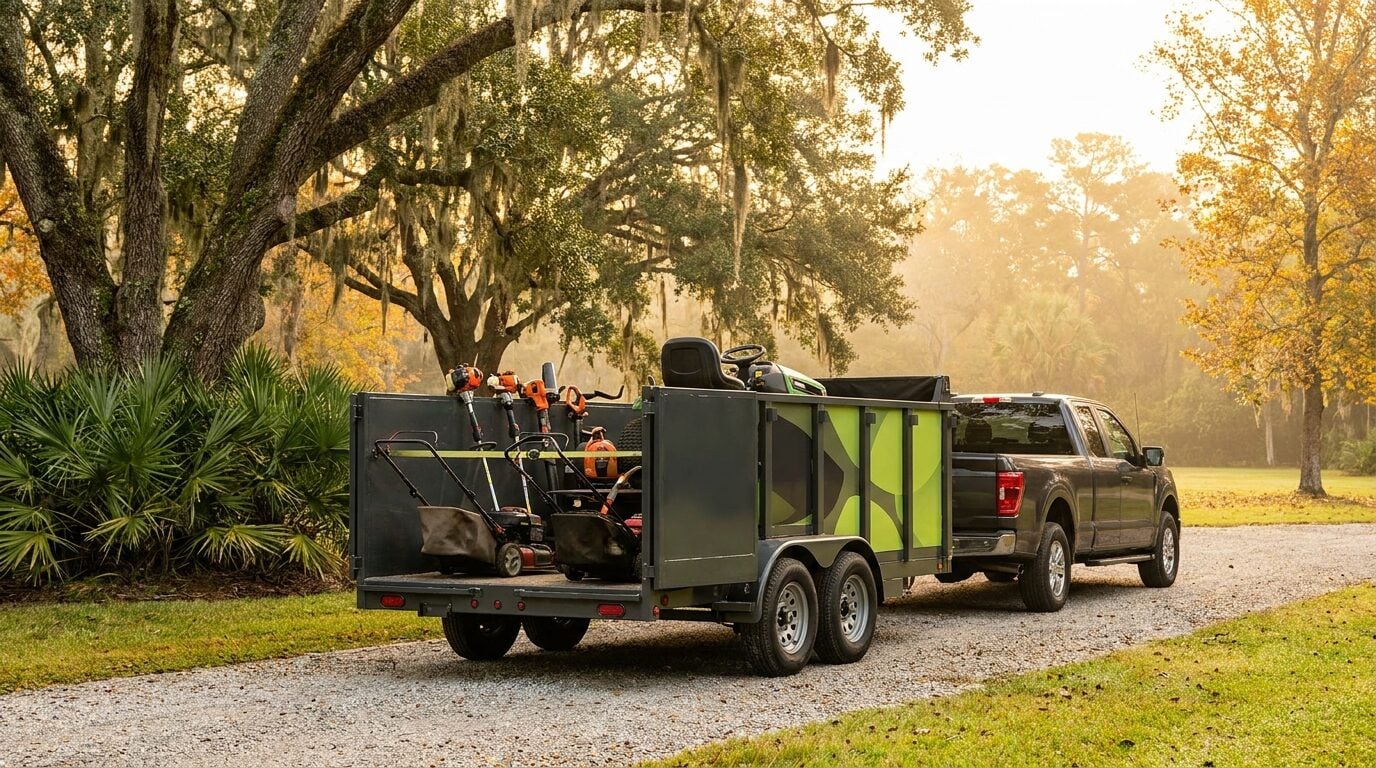 Landscaping Trailer Wraps in Charleston: Advertising on Every Street You Work